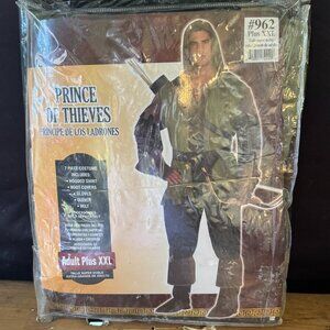 Prince Of Thieves Plus XXL  Adult Standard Halloween Costume New Robin Hood